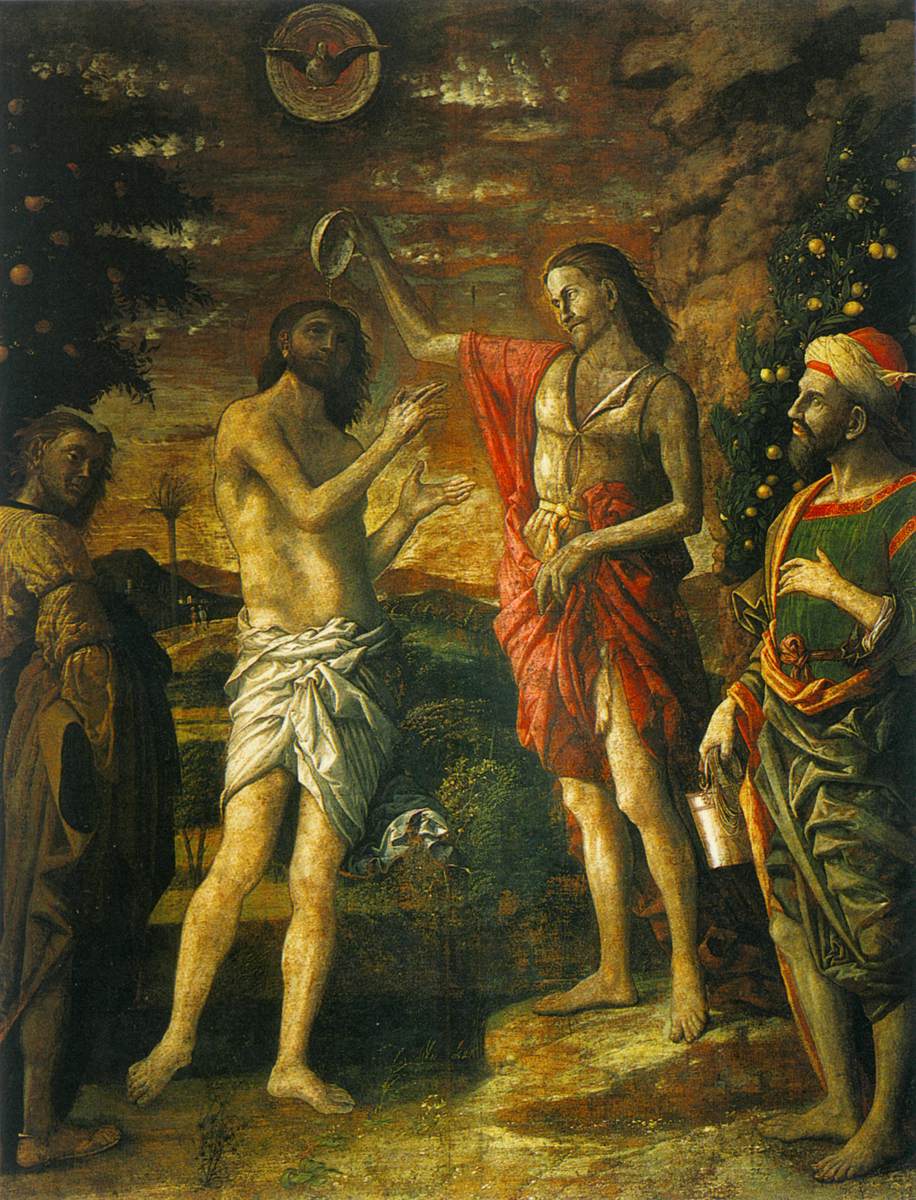 Baptism of Christ by MANTEGNA, Andrea