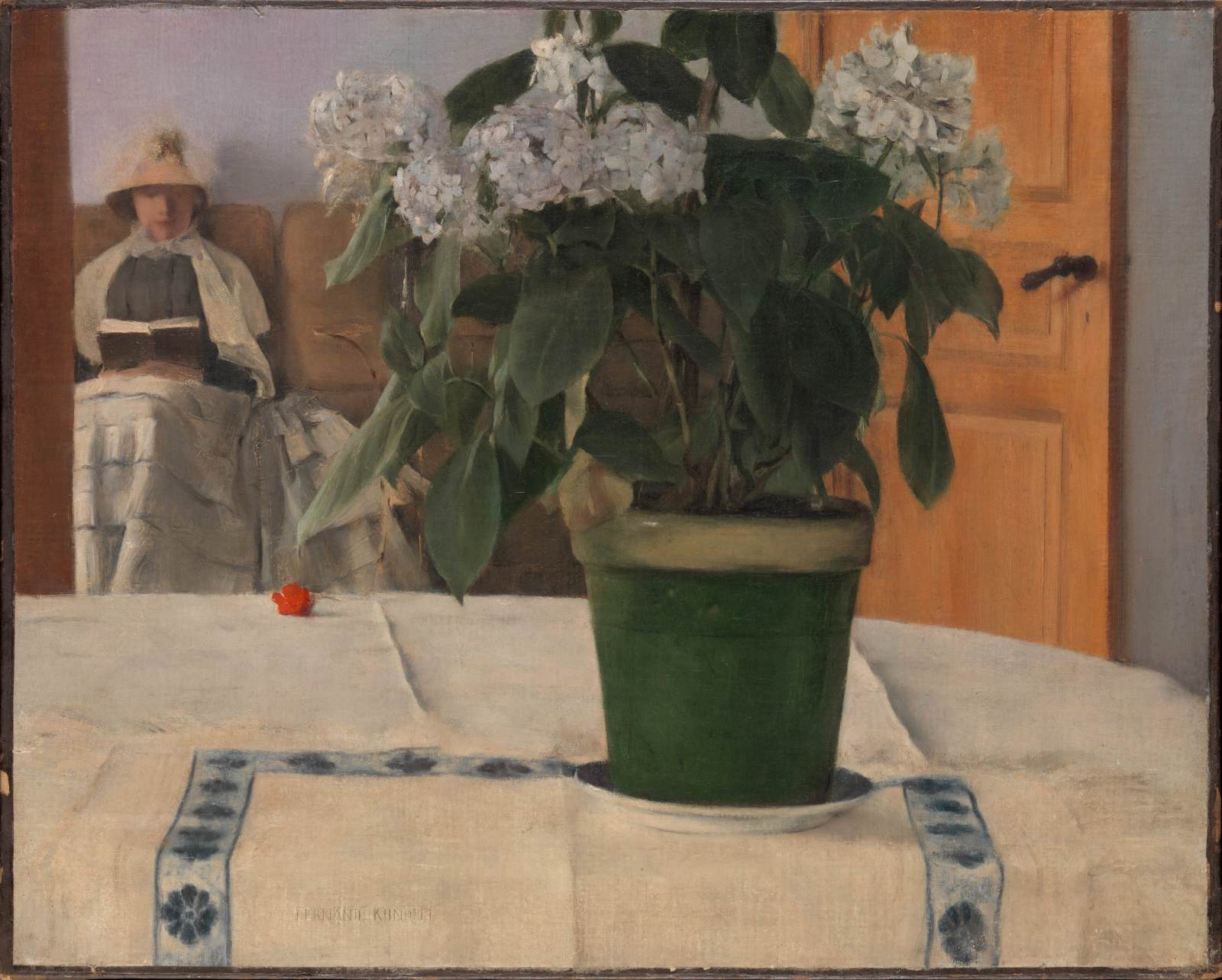 Hortensia by KHNOPFF, Fernand