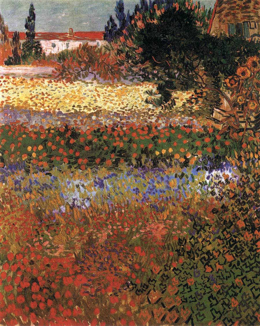 Flowering Garden by GOGH, Vincent van