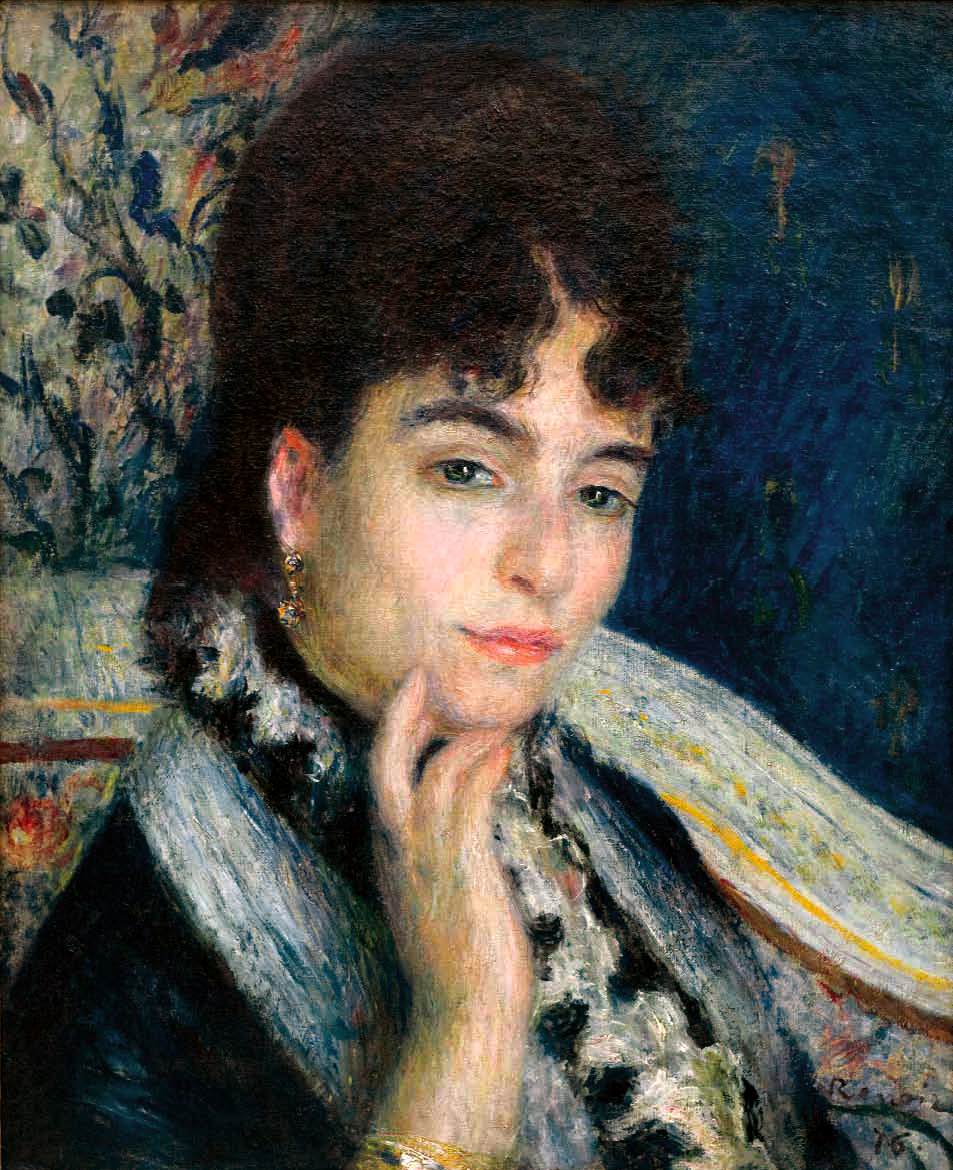 Portrait of Madame Alphonse Daudet by RENOIR, Pierre-Auguste