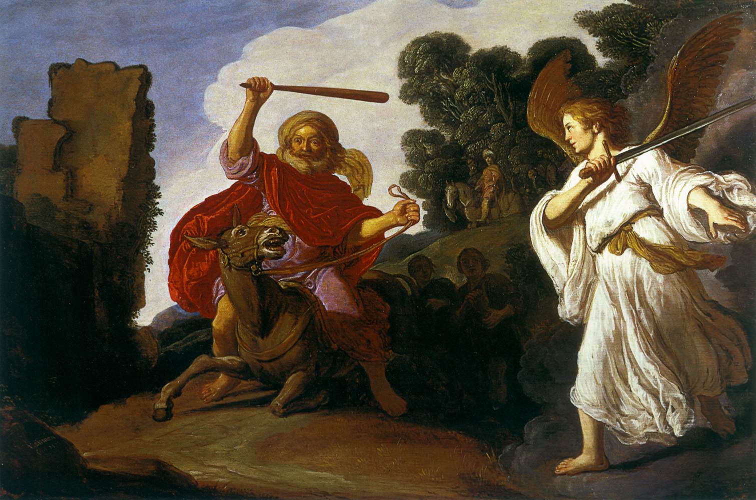 Balaam and the Ass by LASTMAN, Pieter Pietersz.