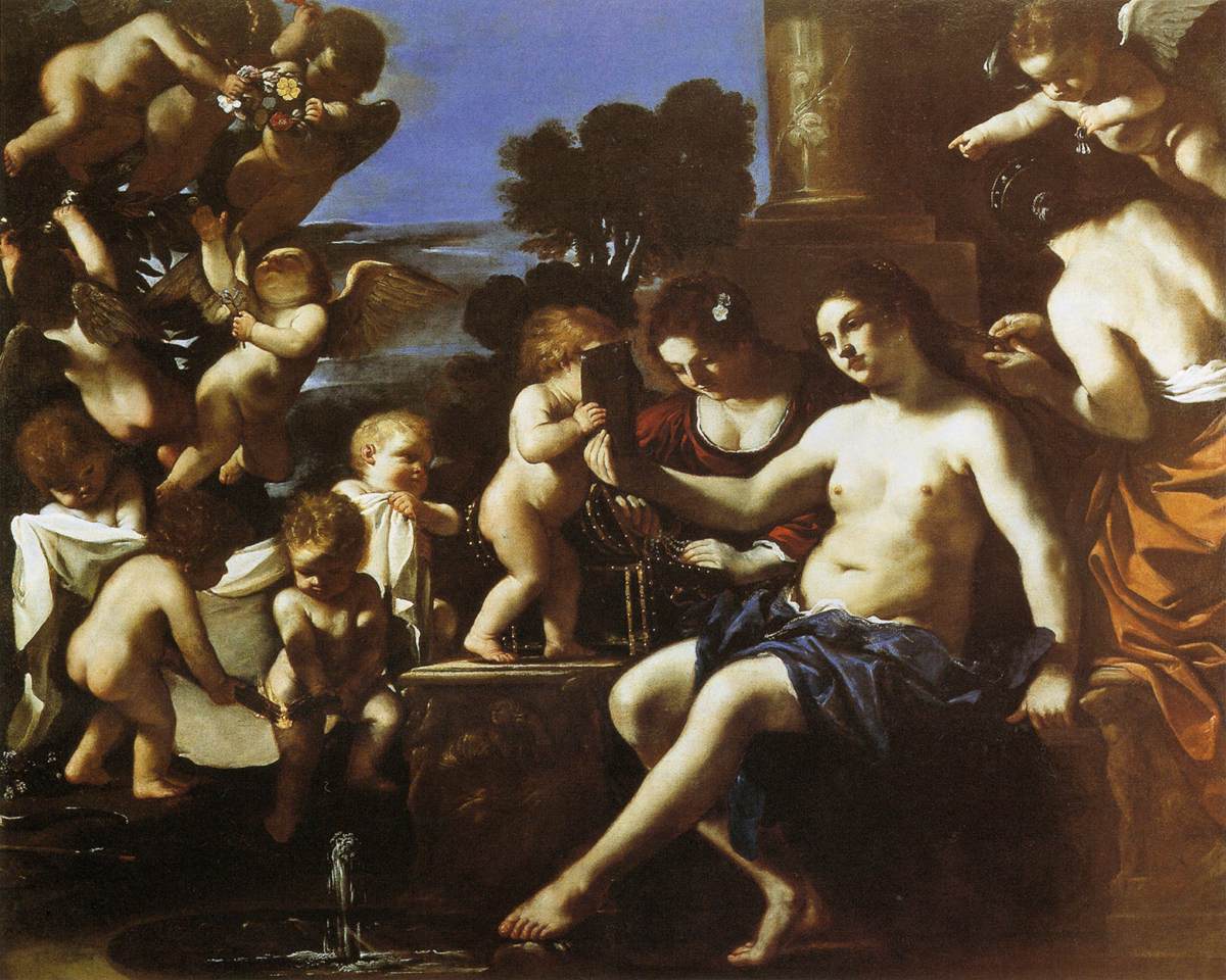 The Toilet of Venus by GUERCINO