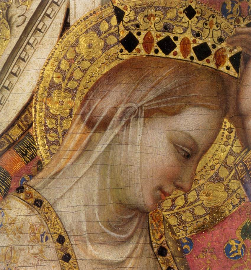 The Coronation of the Virgin (detail) by DADDI, Bernardo