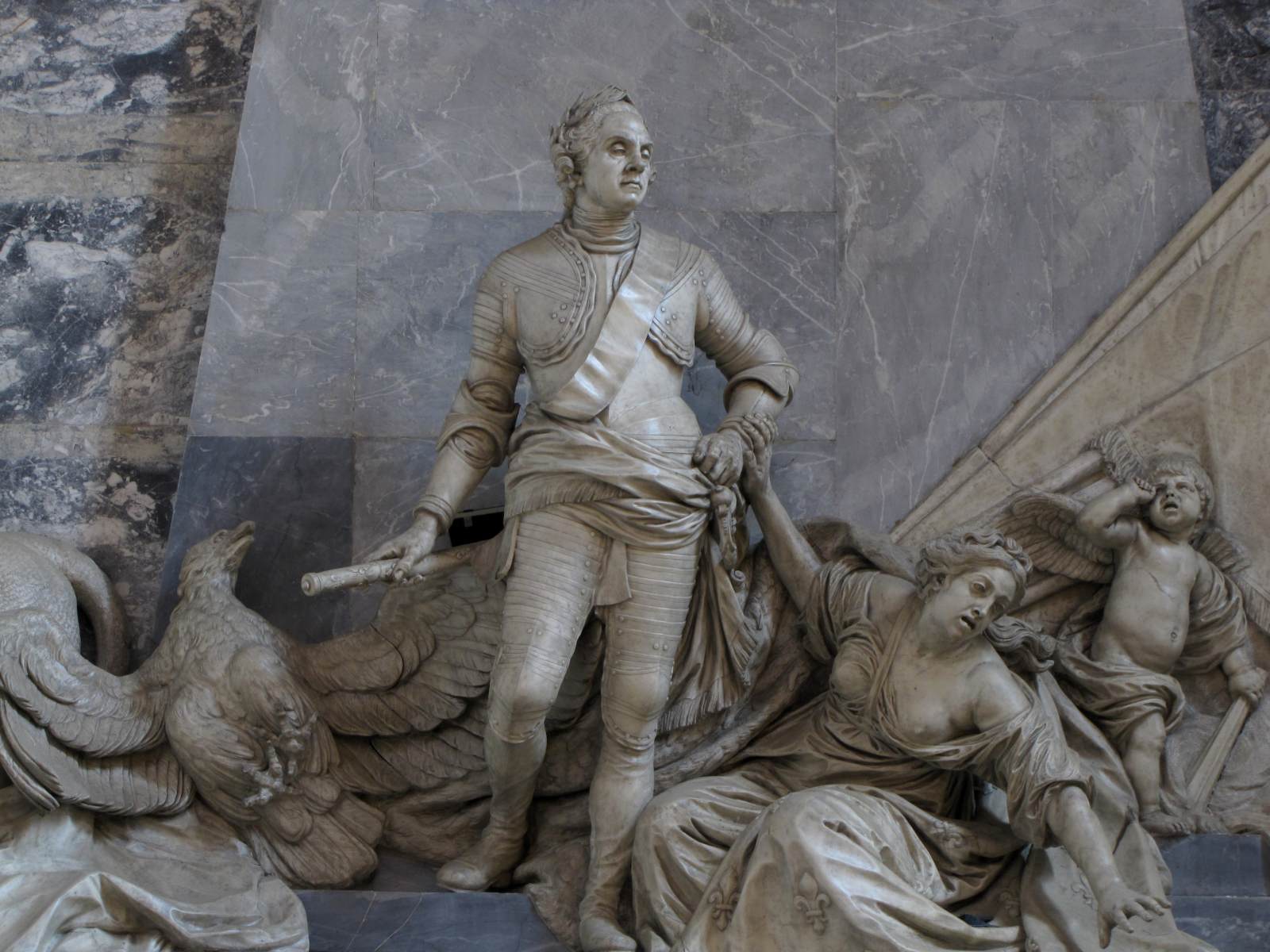 Mausoleum of the Maréchal de Saxe (detail) by