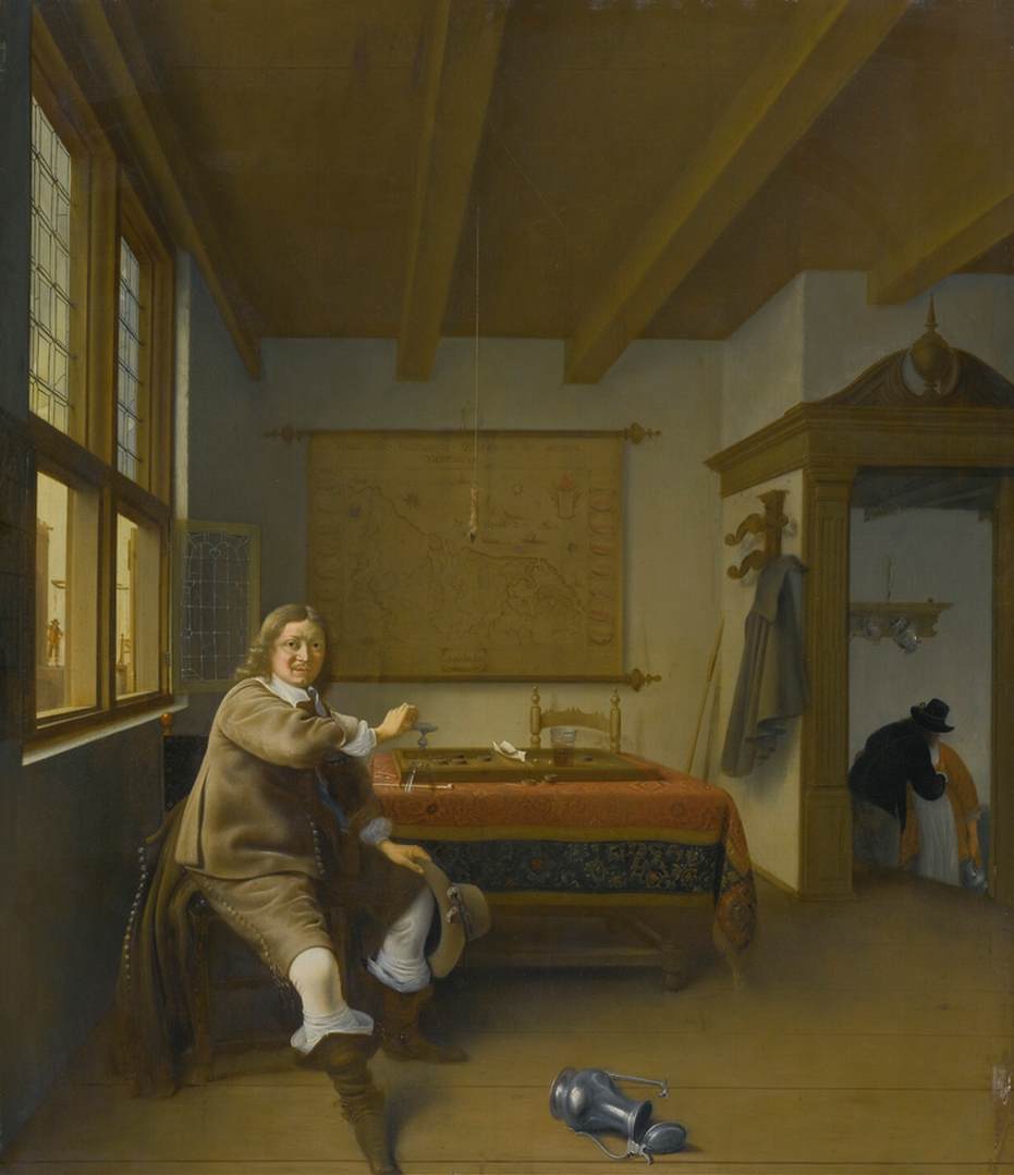 Man in an Interior by KOEDIJCK, Isaack