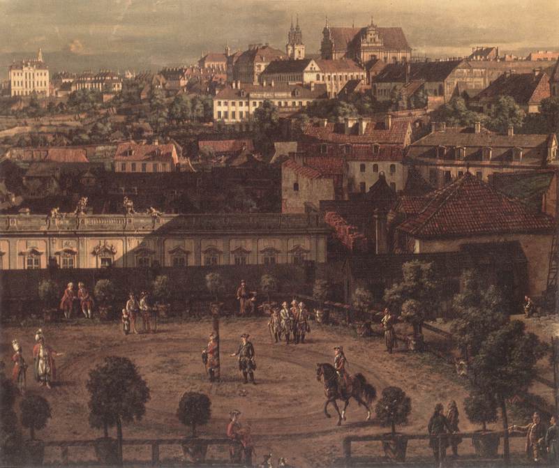 View of Warsaw from the Royal Palace (detail) by