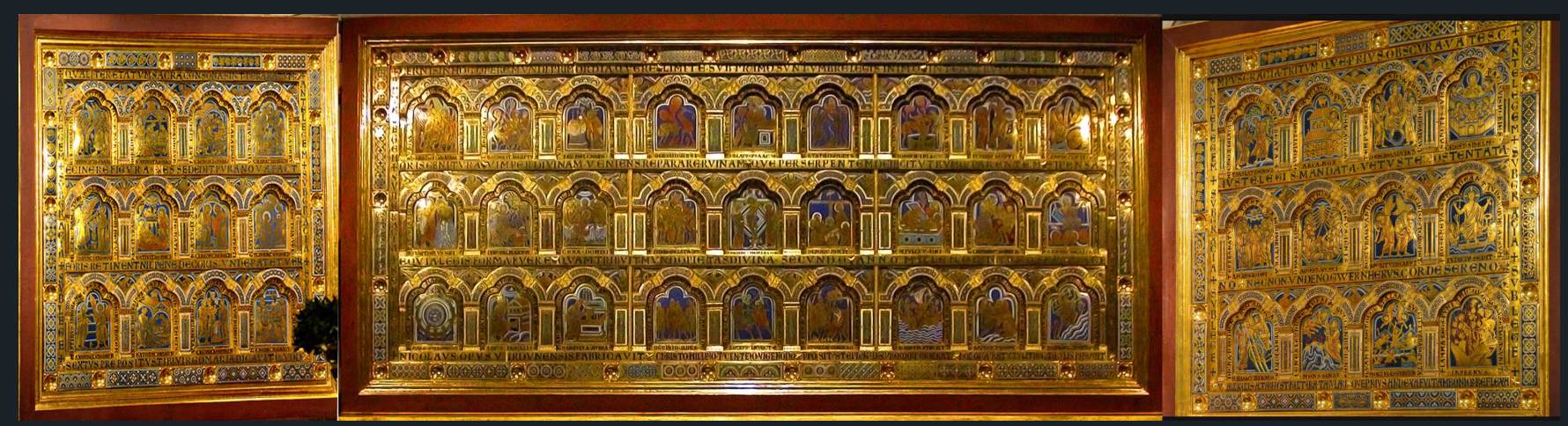 Winged Altarpiece (transferred from a pulpit) by NICHOLAS OF VERDUN