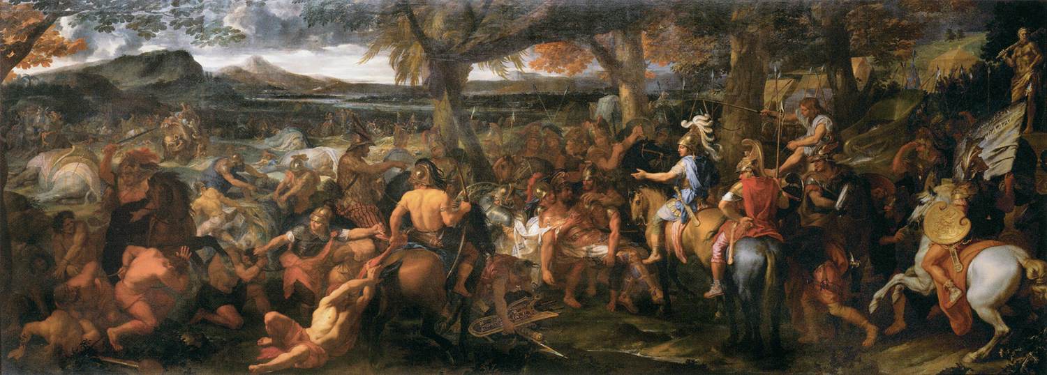 Alexander and Porus by LE BRUN, Charles