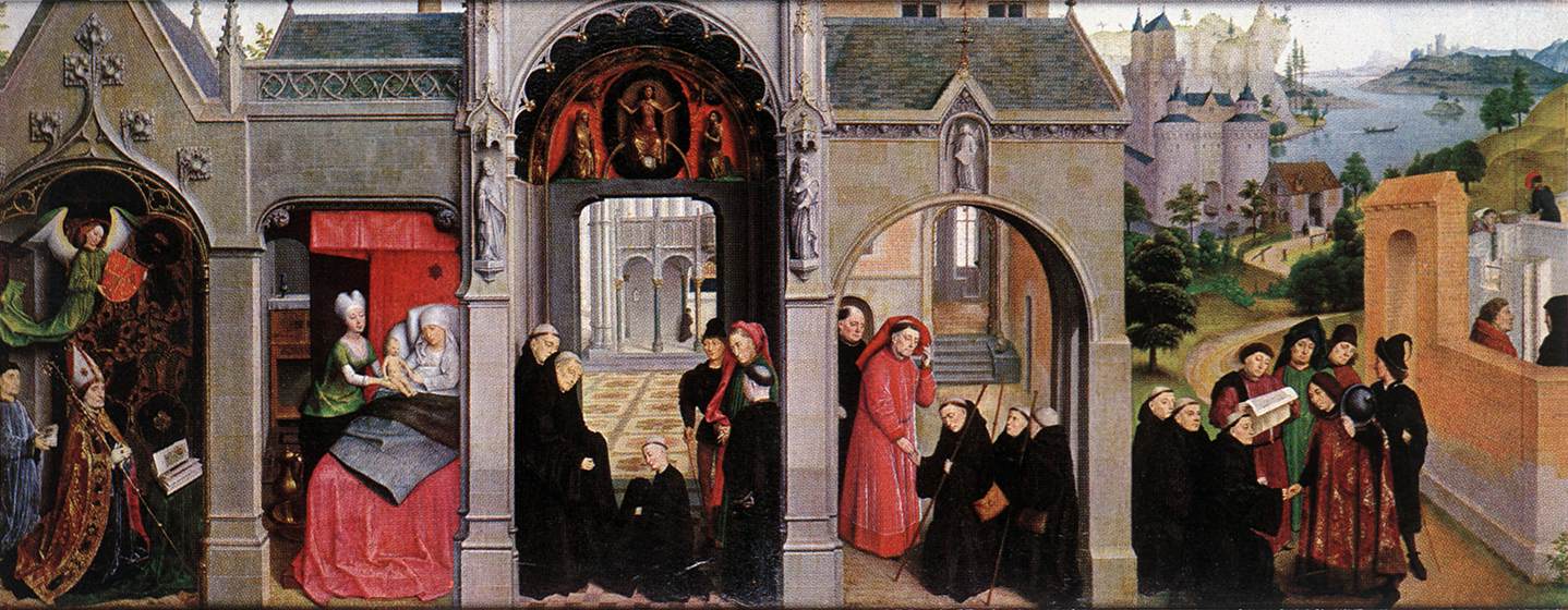 Scenes from the Life of St Bertin by MARMION, Simon