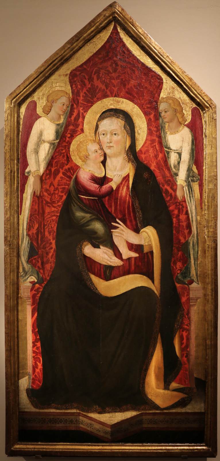 Madonna Enthroned with Child between Two Angels by SCHIAVO, Paolo