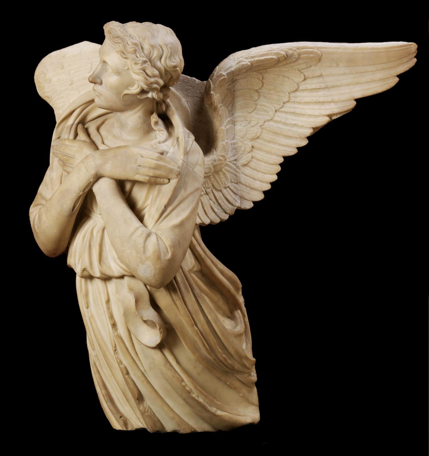 Monument to Bartolomeo Aragazzi: An Adoring Angel by MICHELOZZO DI BARTOLOMEO