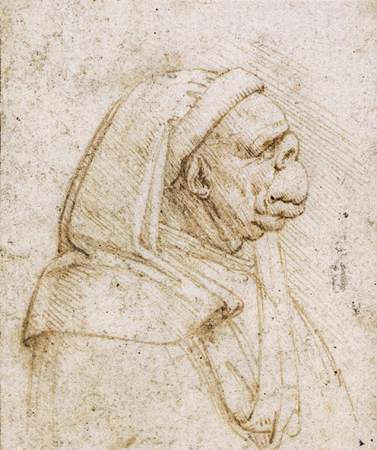 Caricature by LEONARDO da Vinci