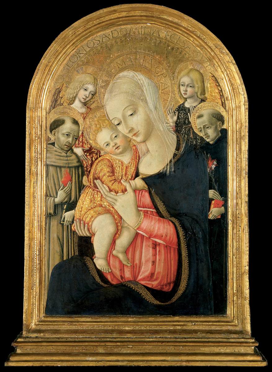 Virgin and Child with Angels and Saints by