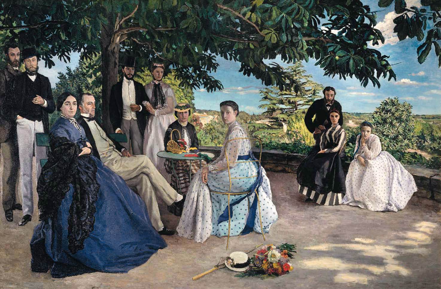 Family Gathering by BAZILLE, Jean-Frédéric