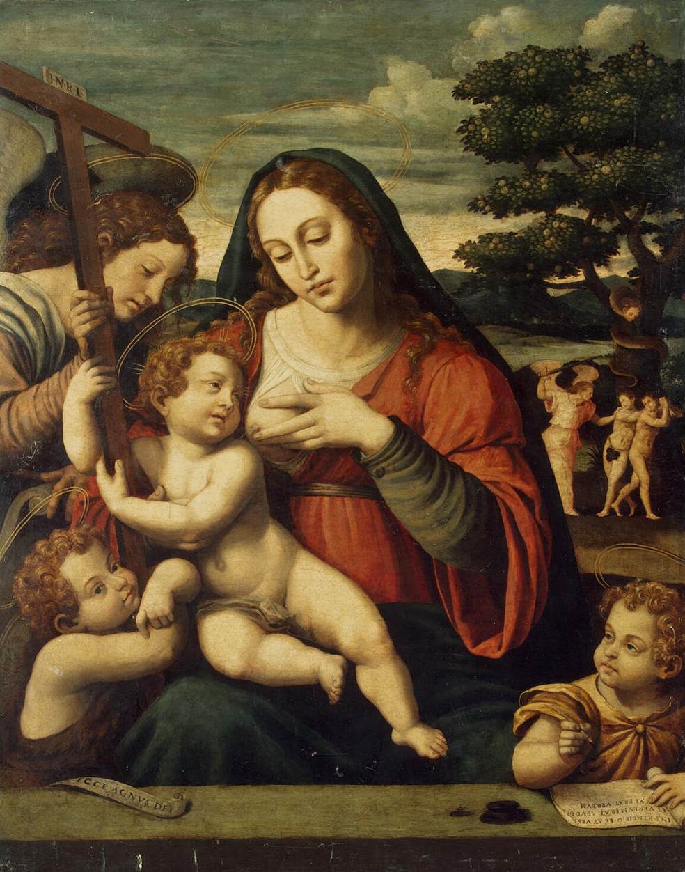 Virgin and the Child with Sts John the Baptist and John the Evangelist by