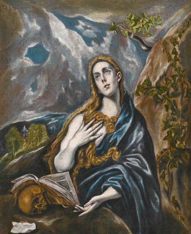 The Penitent Magdalene by THEOTOKOPOULOS, Jorge Manuel