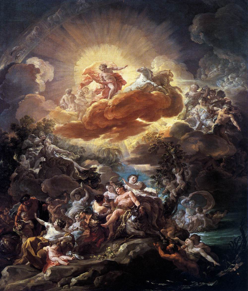 The Birth of the Sun and the Triumph of Bacchus by GIAQUINTO, Corrado