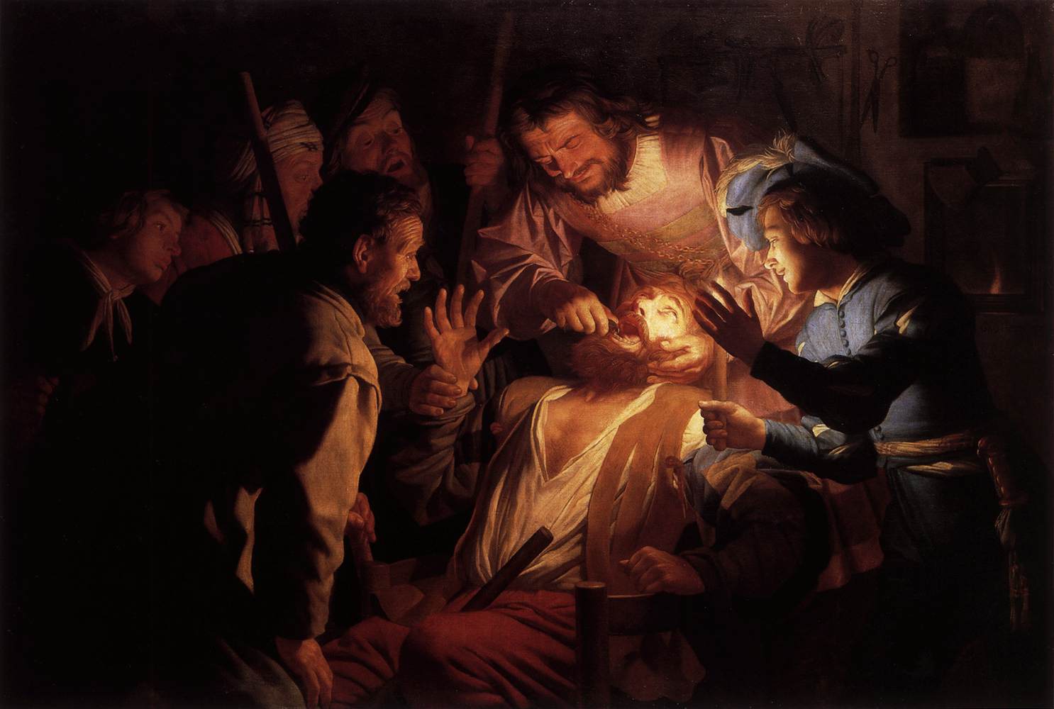 The Dentist by HONTHORST, Gerrit van