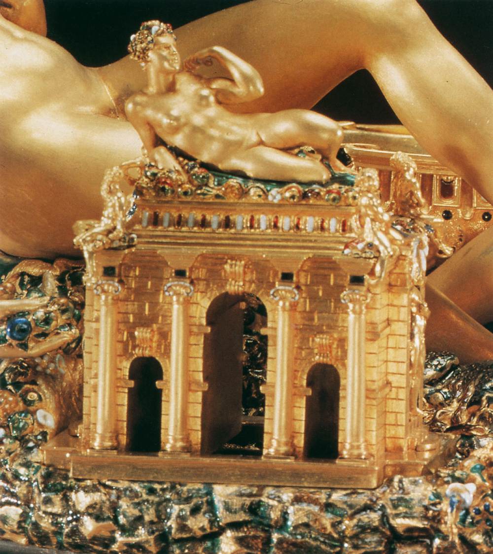 Salt Cellar (detail) by CELLINI, Benvenuto