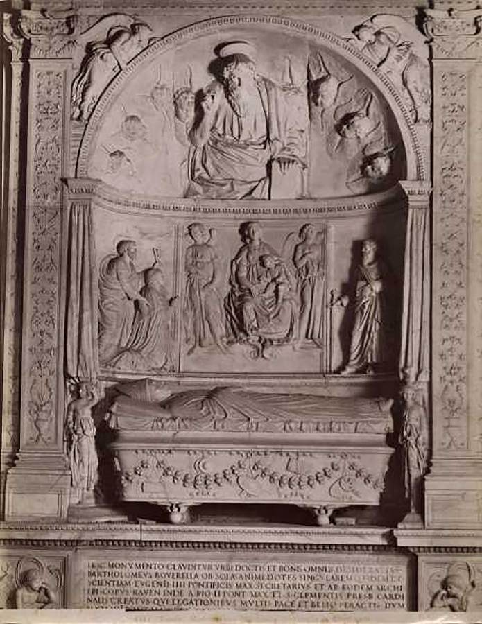 Tomb of Cardinal Bartolomeo Roverella by DALMATA, Giovanni