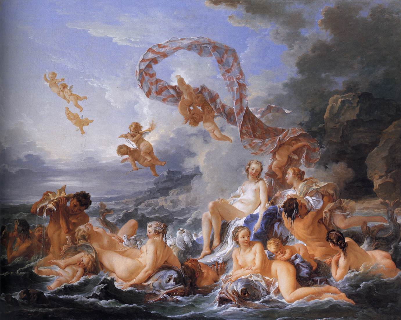 The Birth of Venus by BOUCHER, François