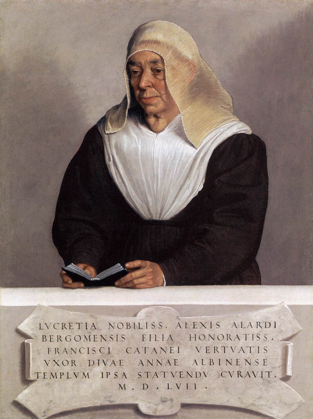 Abbess Lucrezia Agliardi Vertova by MORONI, Giovanni Battista