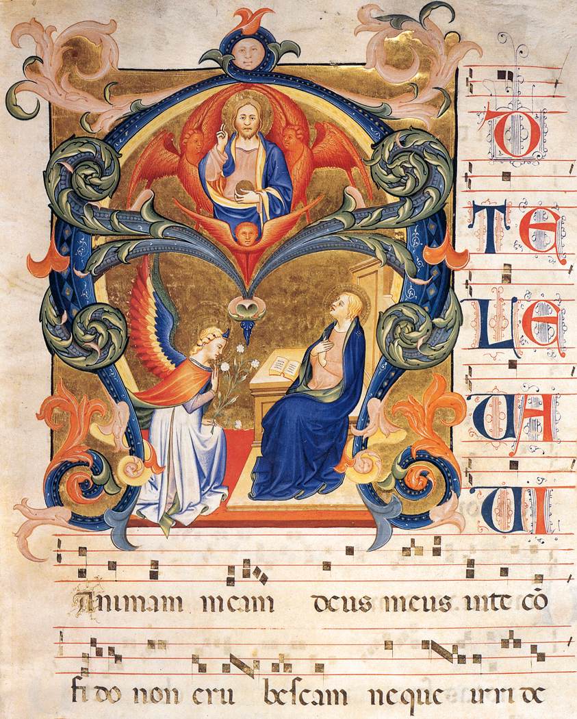 Gradual (Volume 1, folio 1r) by SIMONE CAMALDOLESE, Don