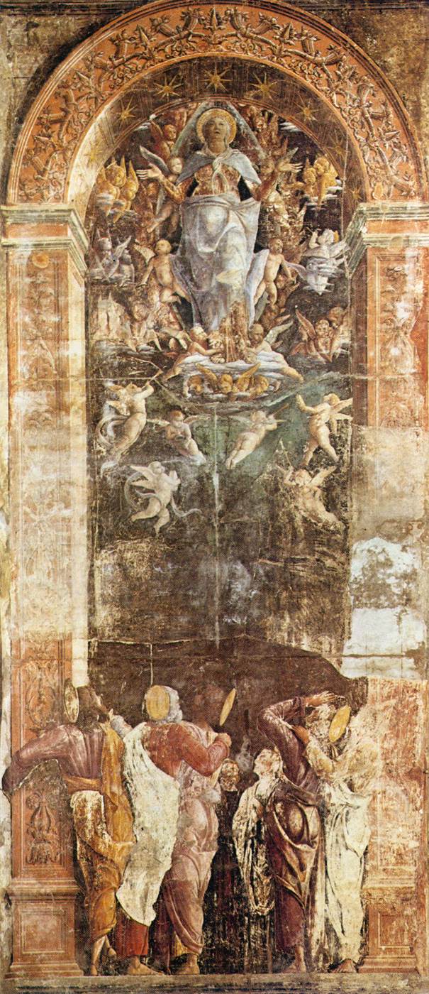 Assumption of the Virgin by MANTEGNA, Andrea