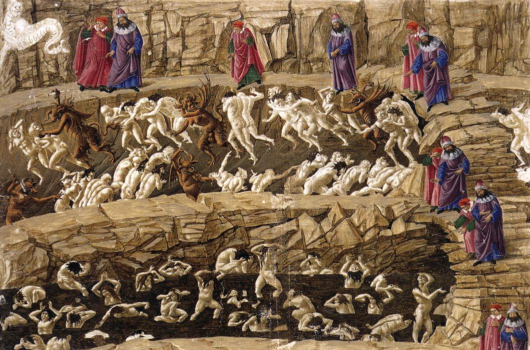 Dante: Divina Commedia by BOTTICELLI, Sandro