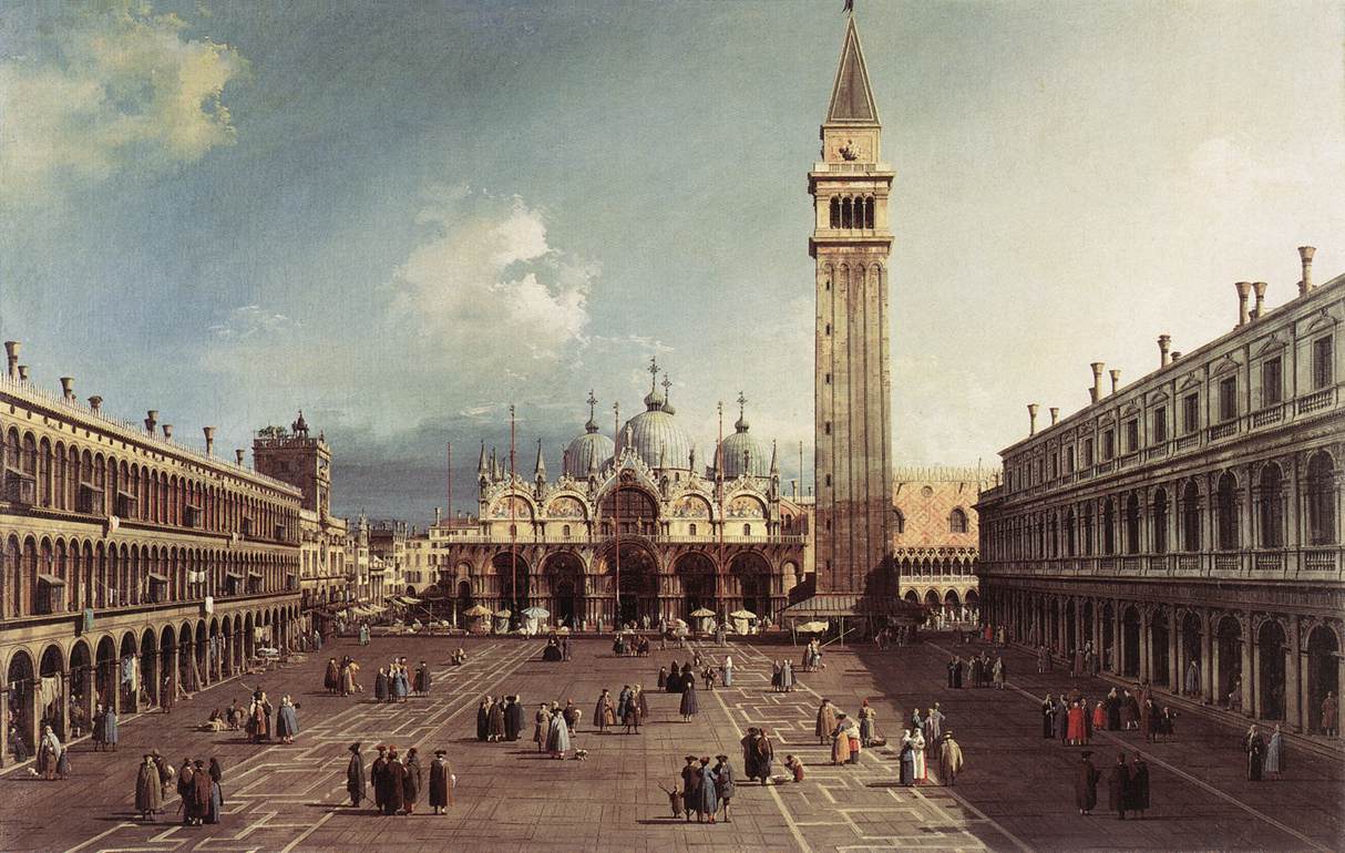 Piazza San Marco with the Basilica by