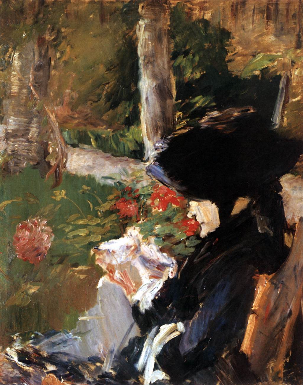 Manet's Mother in the Garden at Bellevue by