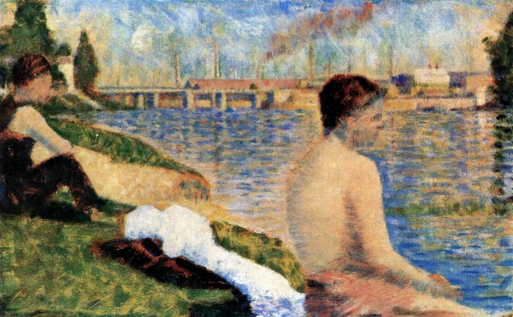 Study for Bathers at Asnières by SEURAT, Georges