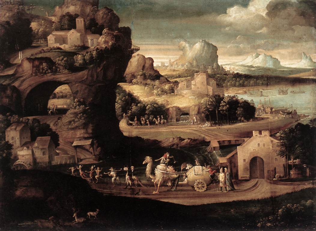 Landscape with Magicians by