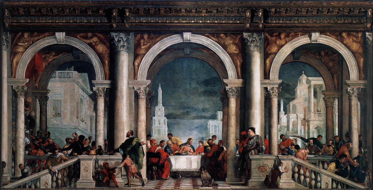 Feast in the House of Levi by VERONESE, Paolo