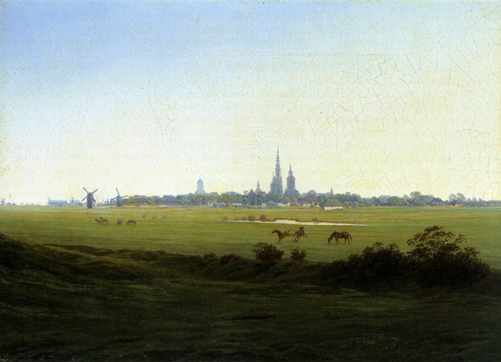 Meadows near Greifswald by FRIEDRICH, Caspar David