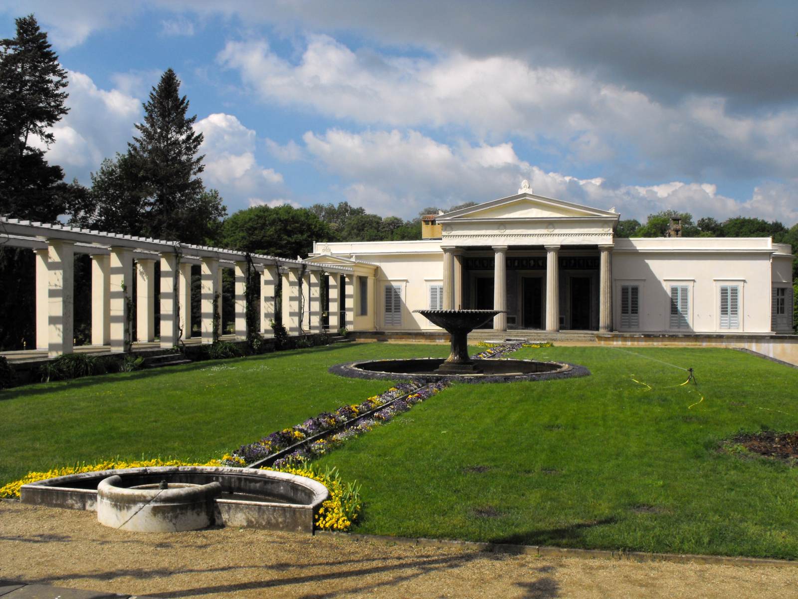 View of the Schloss and grounds by