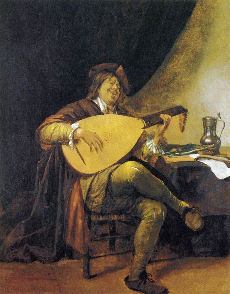 Self-Portrait as a Lutenist by STEEN, Jan