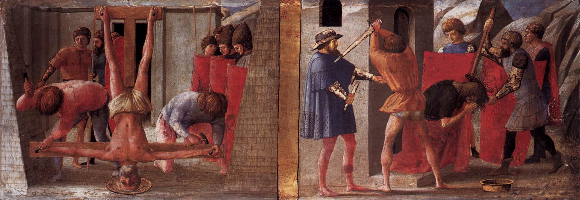 Predella panel from the Pisa Altar by MASACCIO