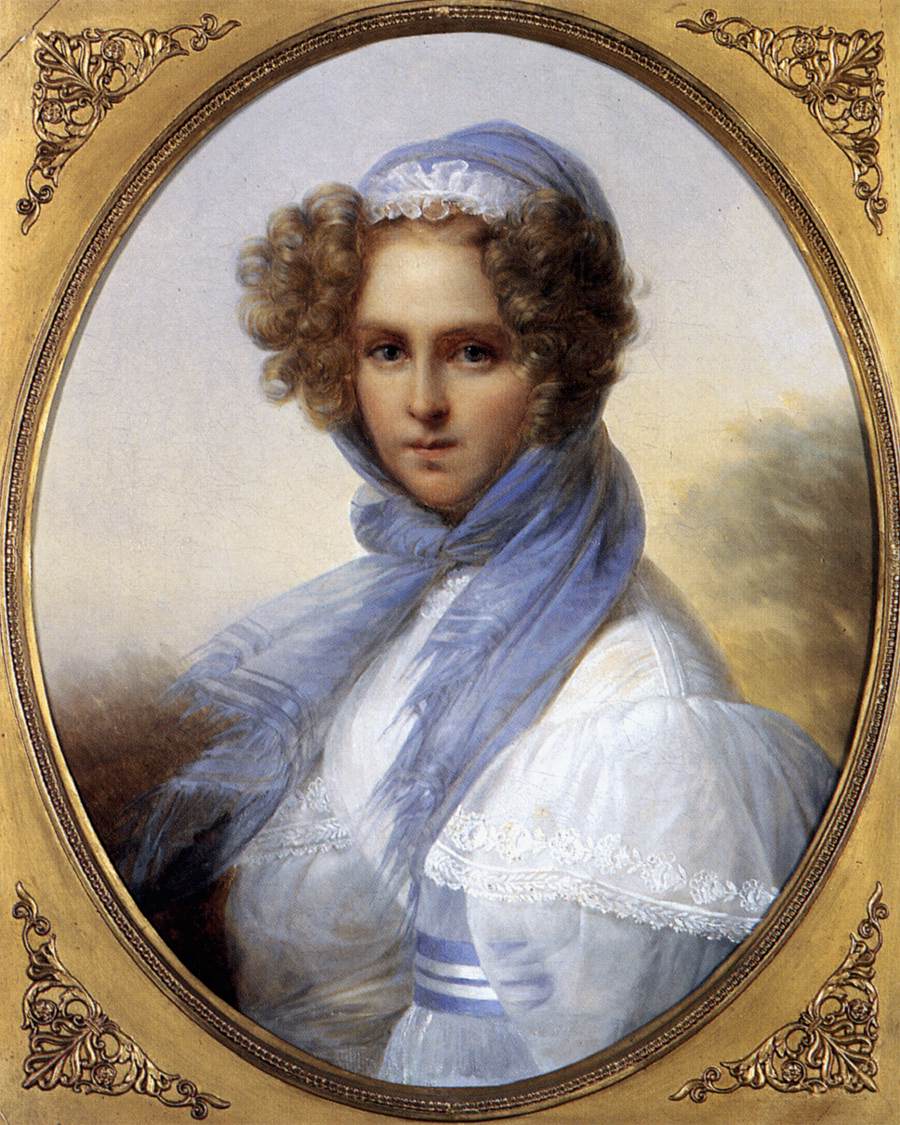 Presumed Portrait of Miss Kinsoen. by KINSOEN, François-Joseph