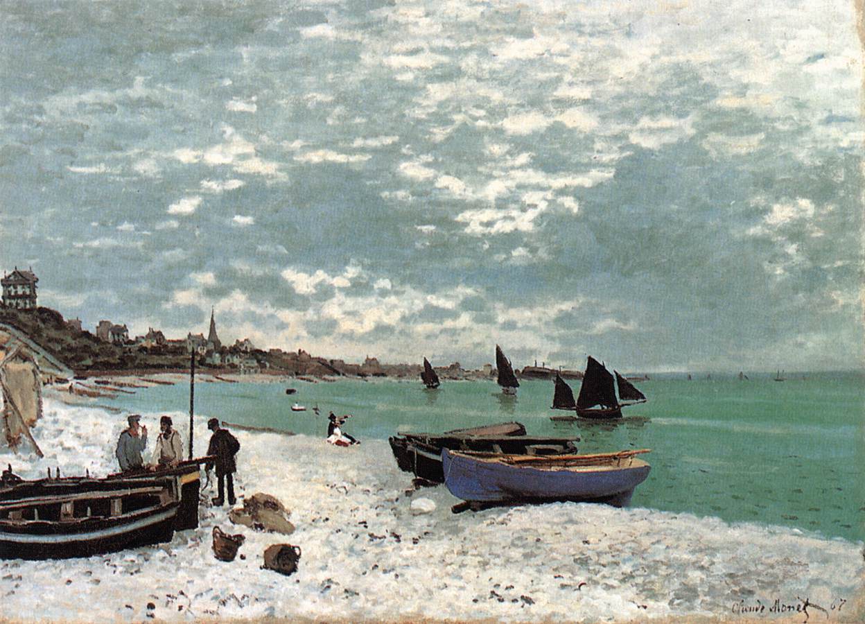 Beach at Sainte-Adresse by