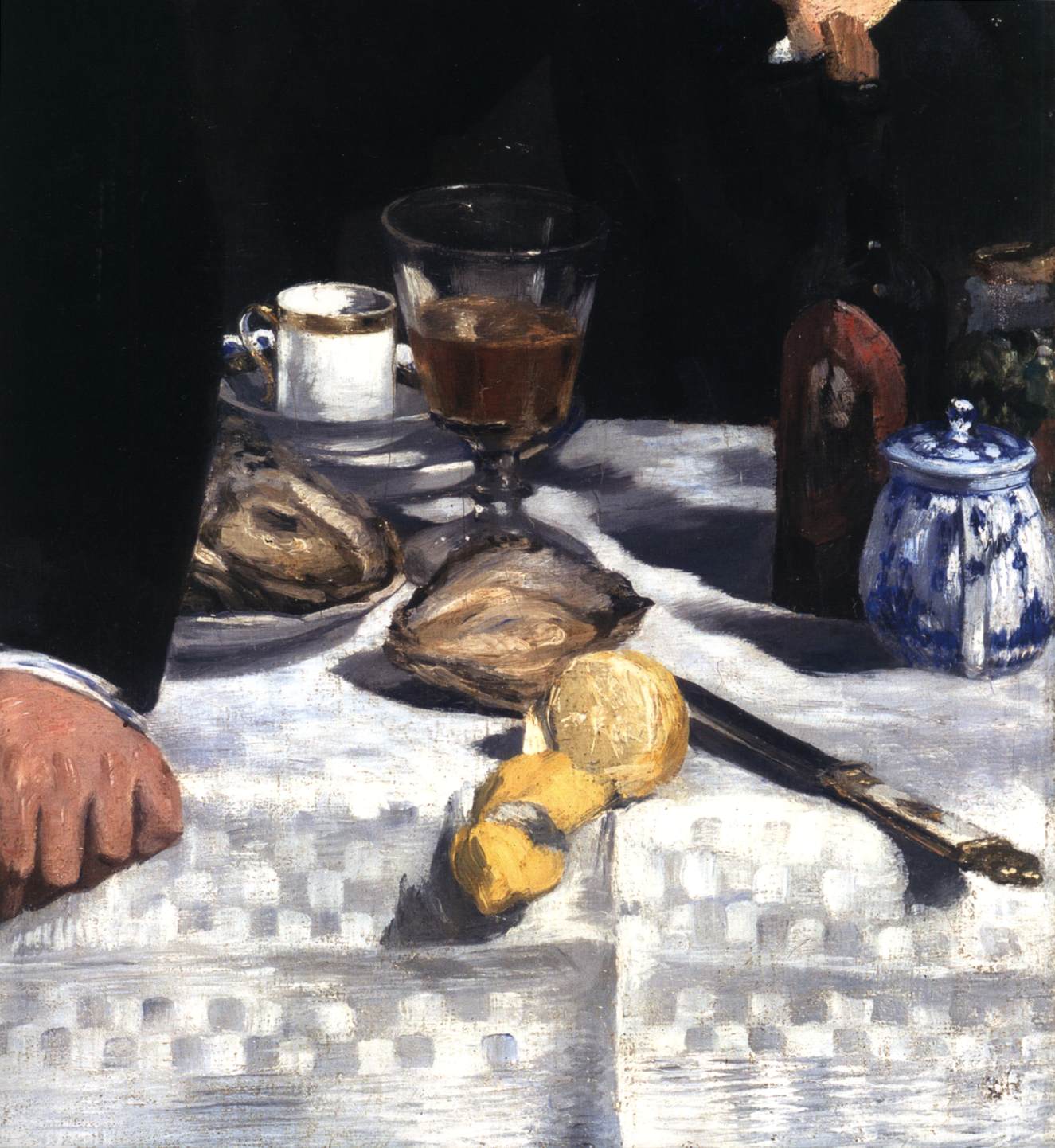 The Luncheon in the Studio (detail) by MANET, Edouard