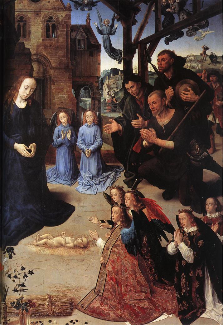 The Adoration of the Shepherds (detail) by GOES, Hugo van der