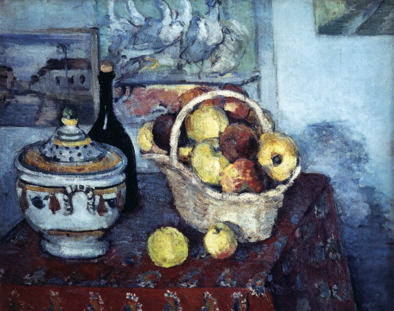 Still-Life with Soup Tureen by CÉZANNE, Paul