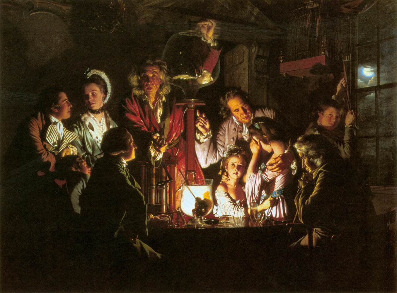 Experiment with the Air Pump by WRIGHT, Joseph