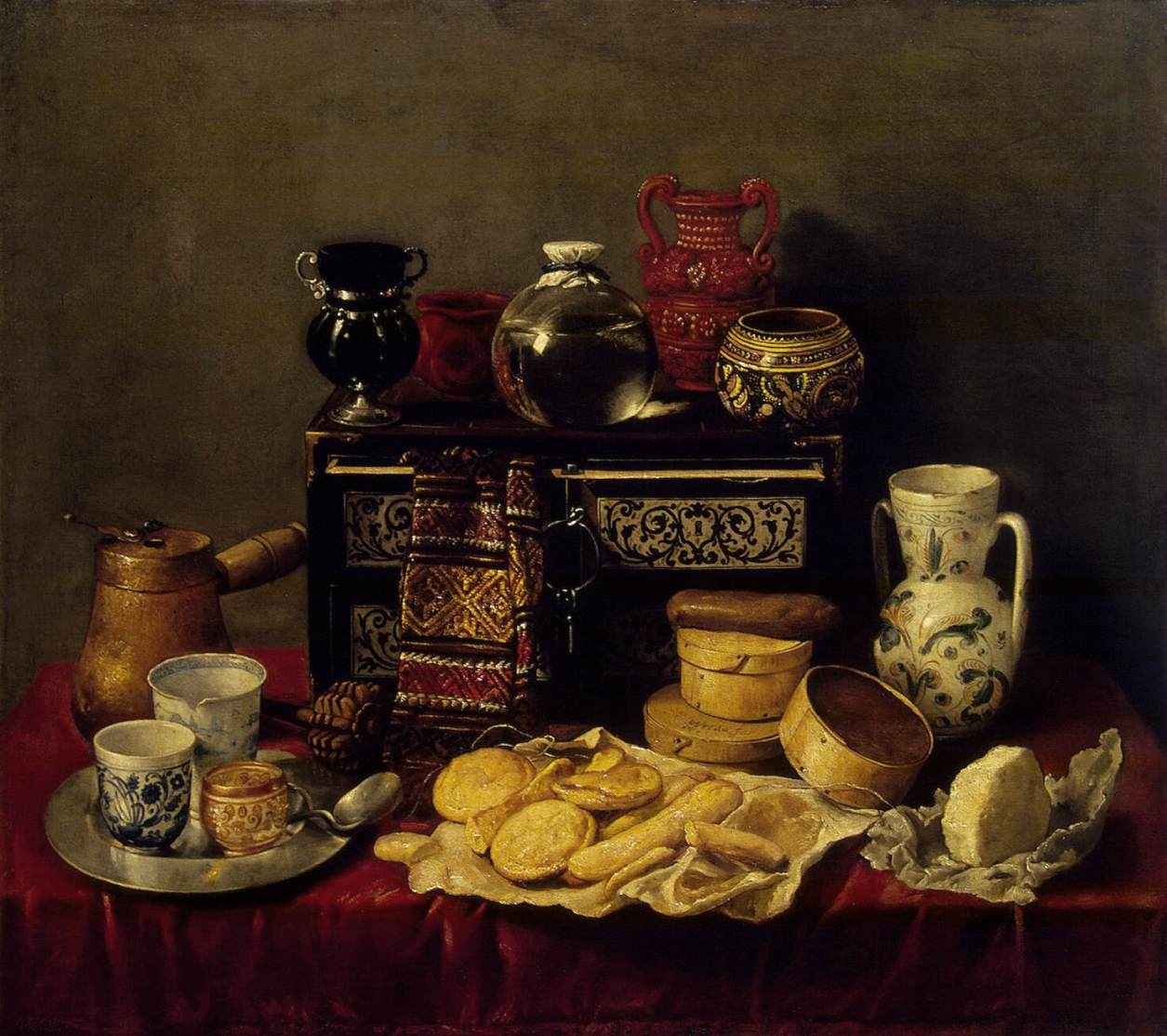 Still-Life with an Ebony Chest by PEREDA, Antonio de