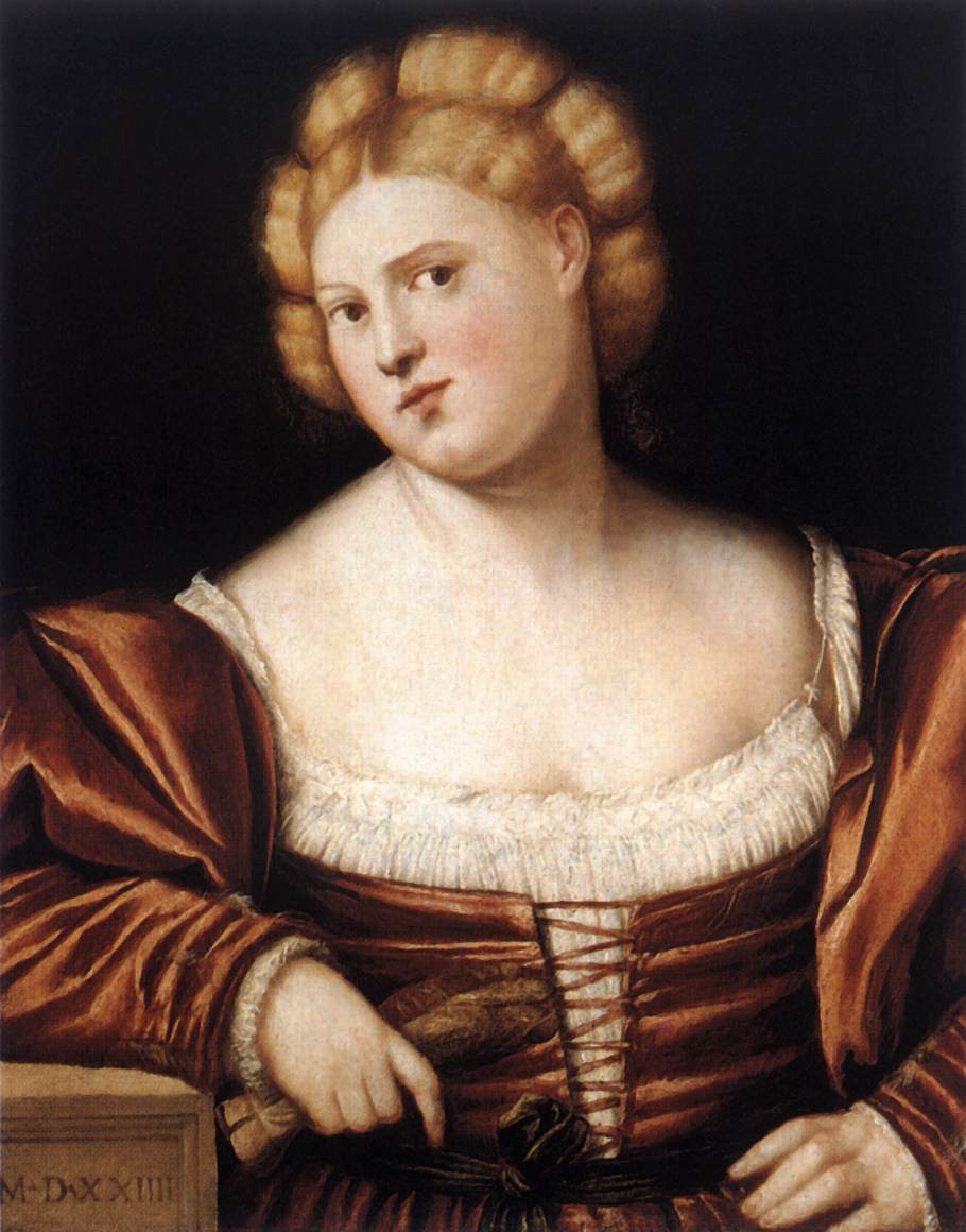 Portrait of a Woman by LICINIO, Bernardino