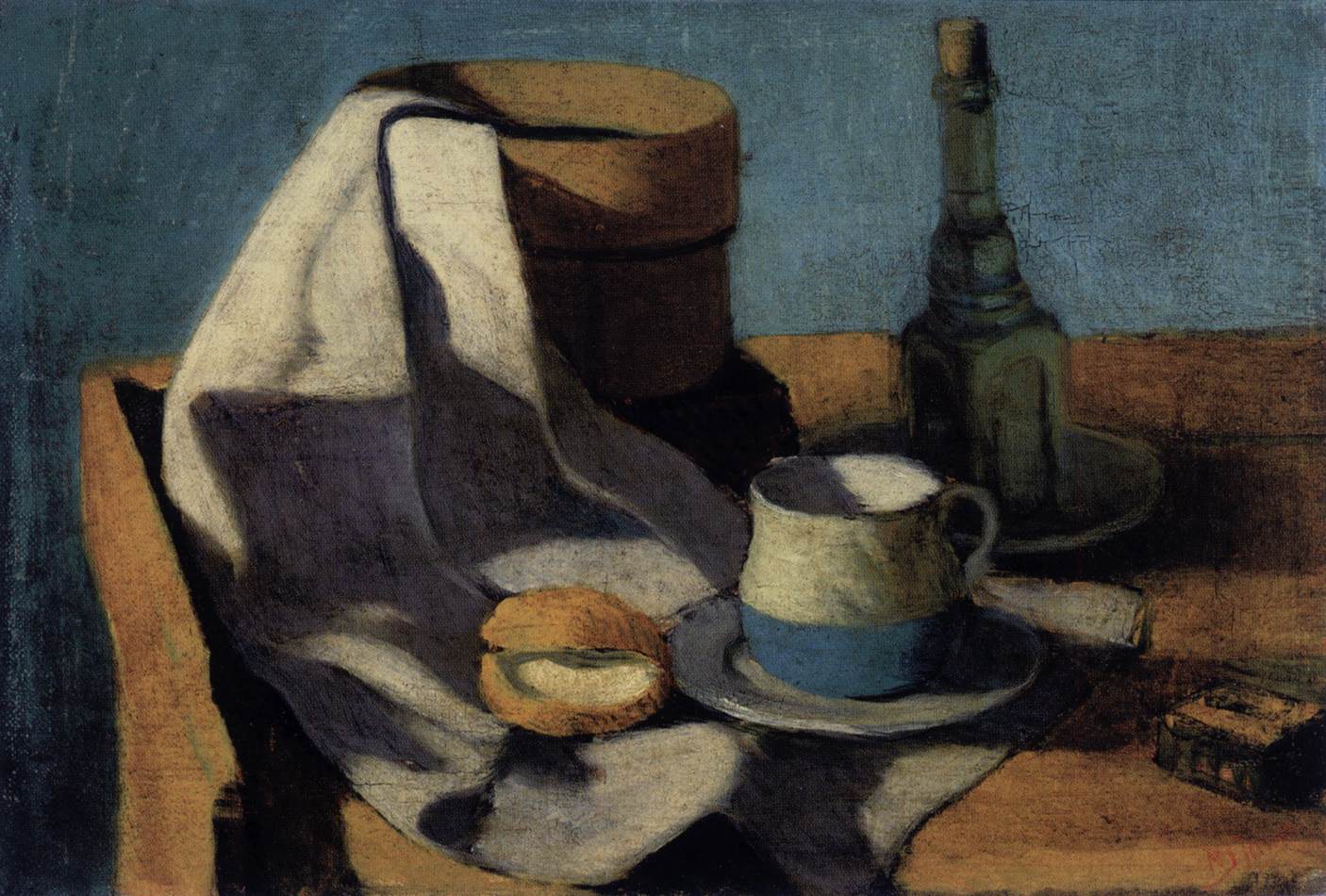 Still-Life with Sieve, Roll and Mug by