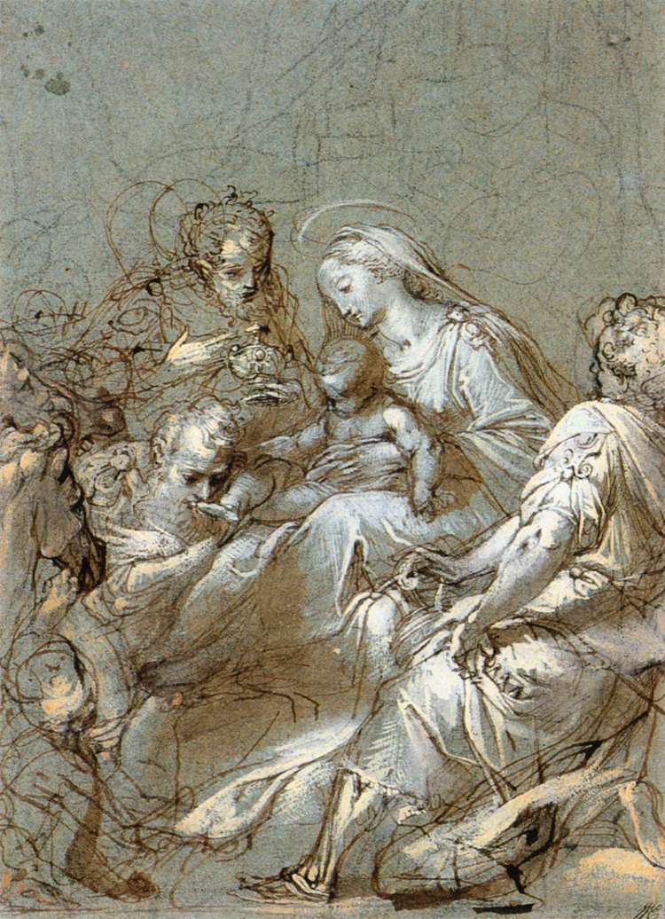 The Adoration of the Magi by BAROCCI, Federico Fiori