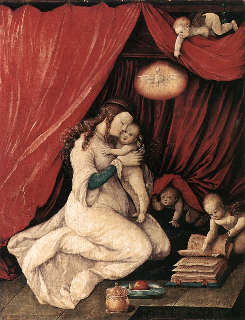 Virgin and Child in a Room by BALDUNG GRIEN, Hans