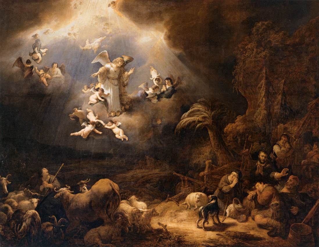 Angels Announcing the Birth of Christ to the Shepherds by